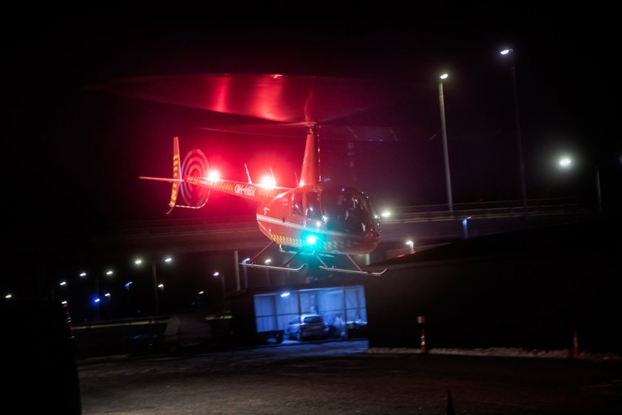Helikopteri ja drone auttavat pitämään sähkö- ja kaukolämpöverkot kunnossa