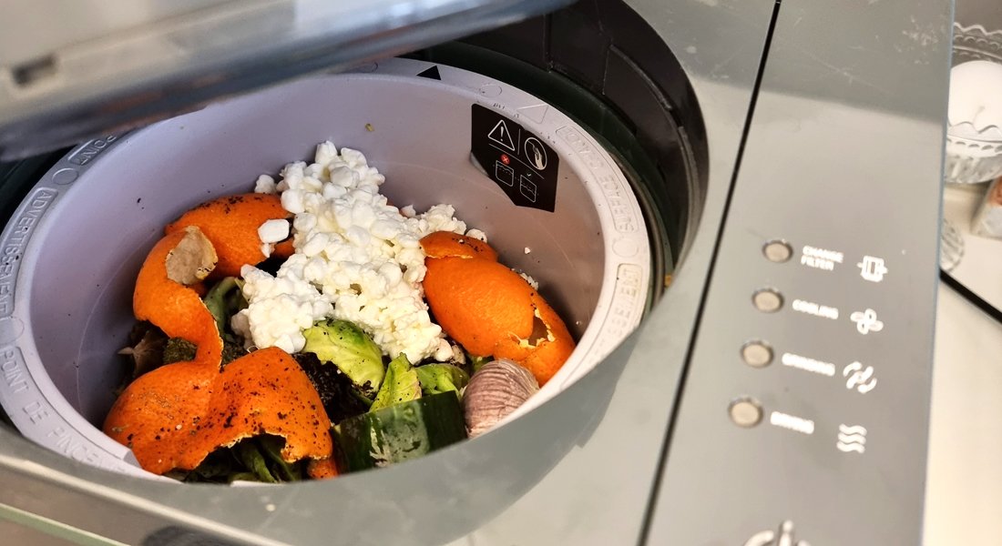 Keittiökompostori kierrättää ruuantähteet