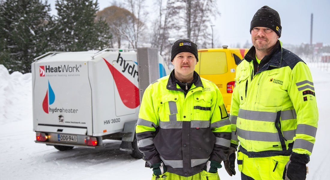 Kaukolämpöverkkoa korjataan talvellakin