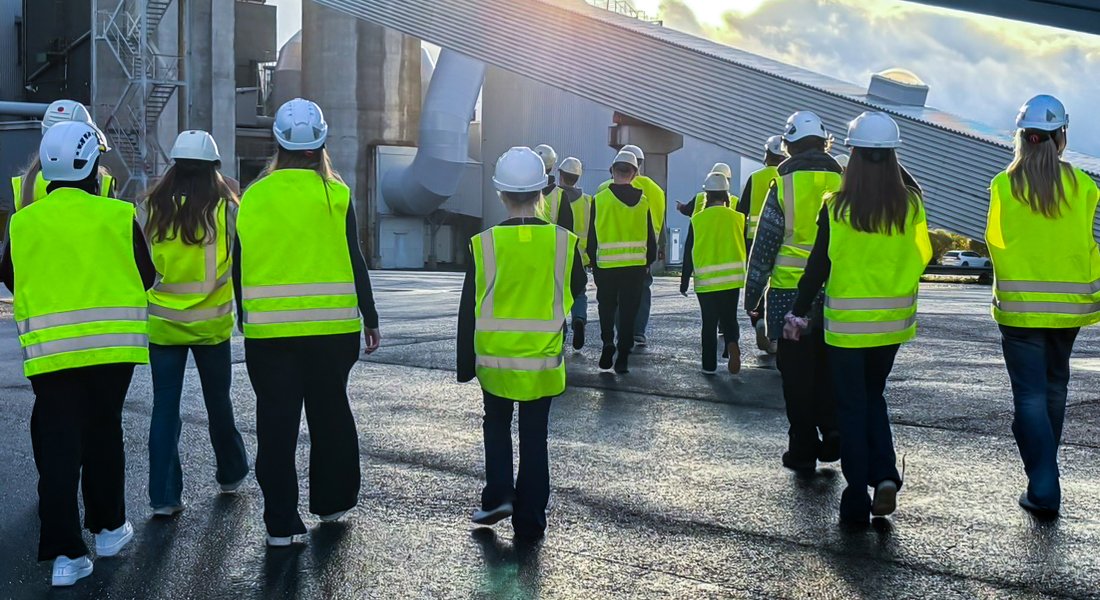 Energiansäästöviikko toi nuoret voimalaitokselle