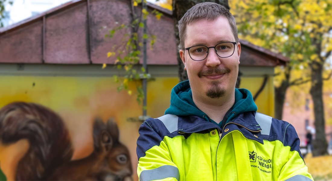 Monipuolinen työ ja vauva-arki pitävät kunnossapitoinsinöörin liikkeessä